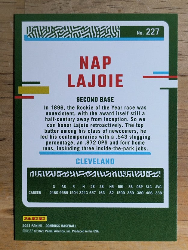 2023 Donruss #227 Nap Lajoie