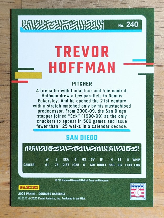 2023 Donruss #240 Trevor Hoffman