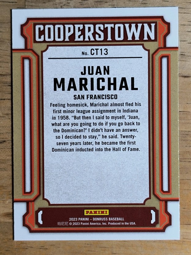 2023 Donruss Cooperstown Rapture #13 Juan Marichal