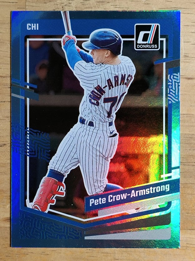 2023 Donruss Holo Blue #95 Pete Crow-Armstrong