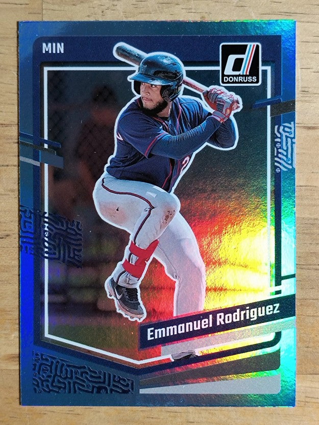 2023 Donruss Holo Blue #137 Emmanuel Rodriguez