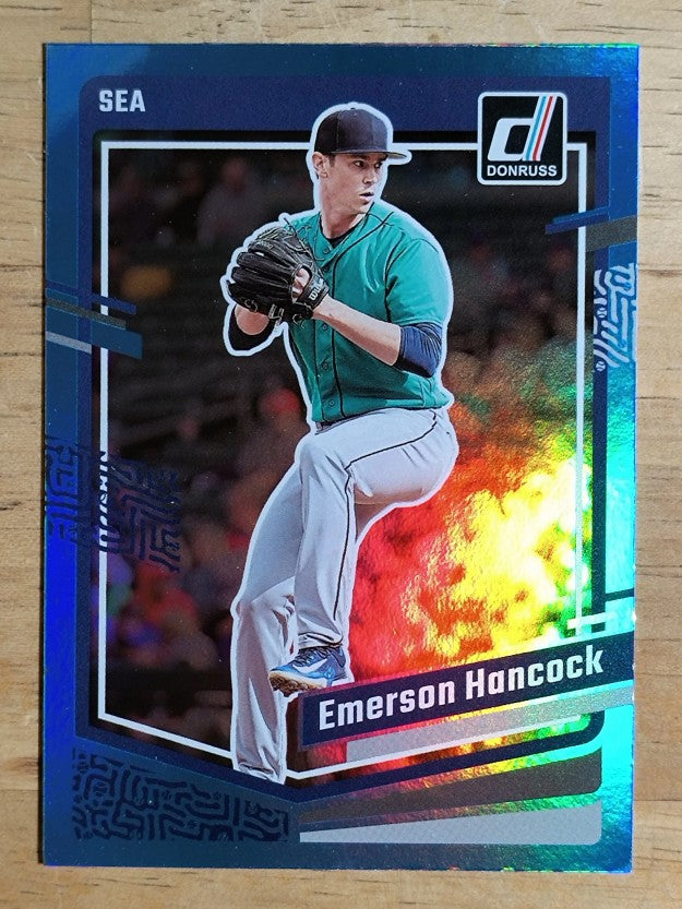 2023 Donruss Holo Blue #144 Emerson Hancock