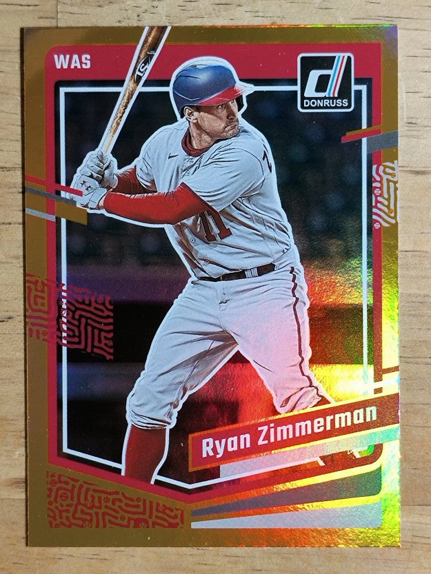 2023 Donruss Holo Orange #181 Ryan Zimmerman