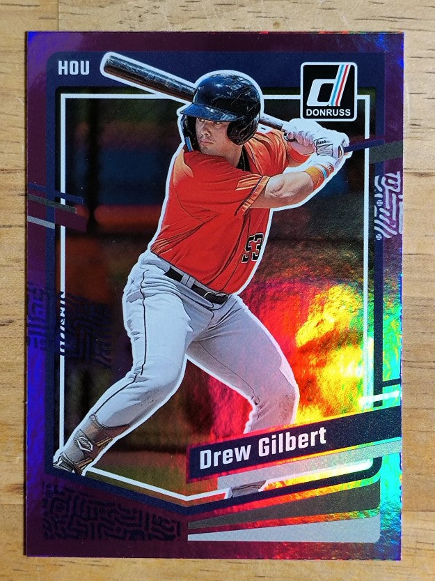 2023 Donruss Holo Purple #101 Drew Gilbert