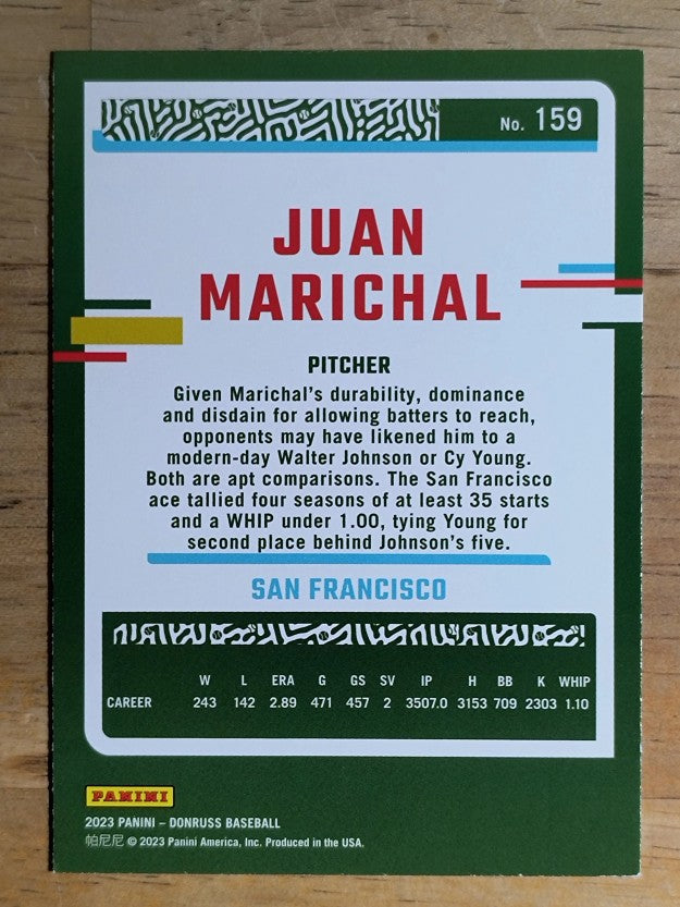 2023 Donruss Holo Purple #159 Juan Marichal
