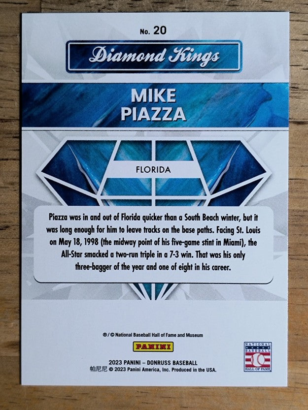 2023 Donruss Holo Red #20 Mike Piazza DK