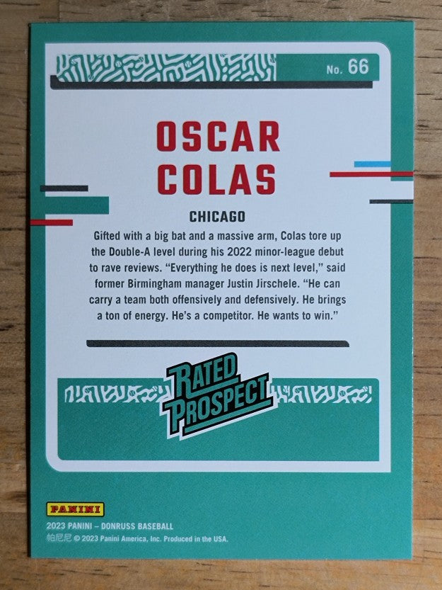 2023 Donruss #66 Oscar Colas