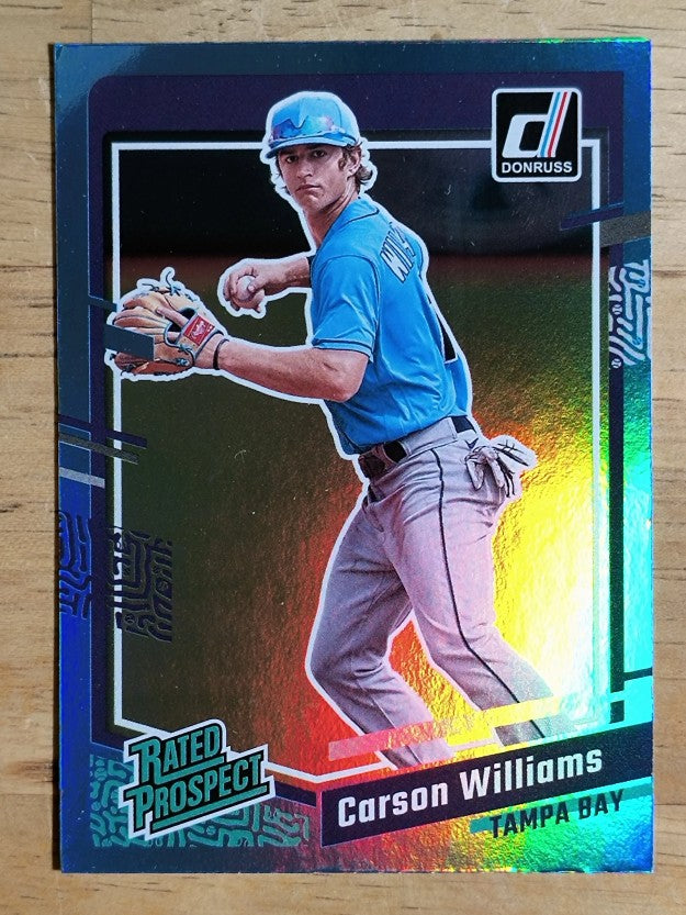2023 Donruss Holo Blue #65 Carson Williams