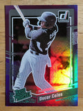2023 Donruss Holo Purple #66 Oscar Colas