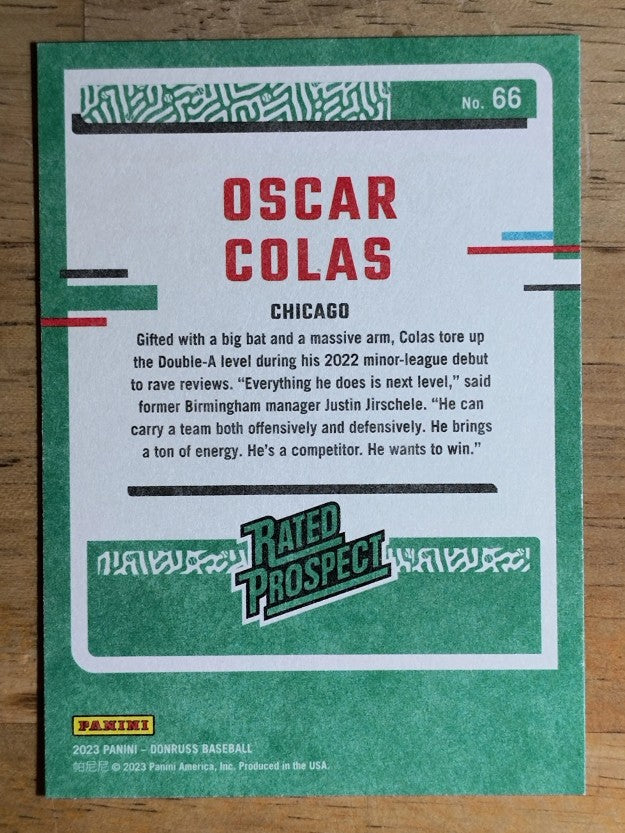 2023 Donruss Independence Day #66 Oscar Colas