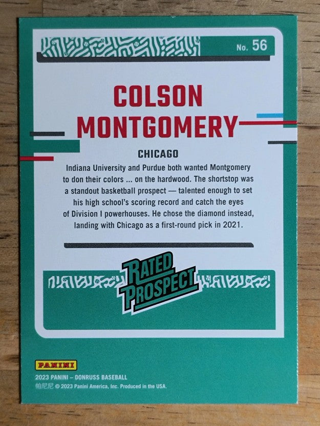 2023 Donruss Liberty #56 Colson Montgomery