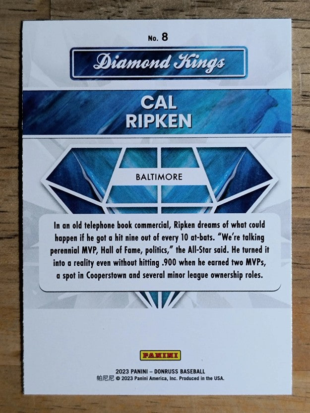 2023 Donruss #8 Cal Ripken DK
