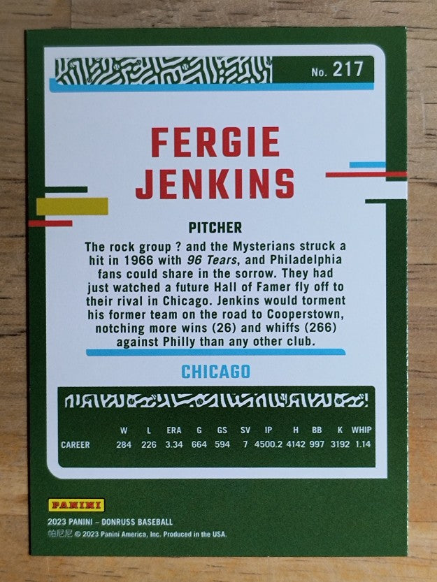 2023 Donruss #217 Fergie Jenkins