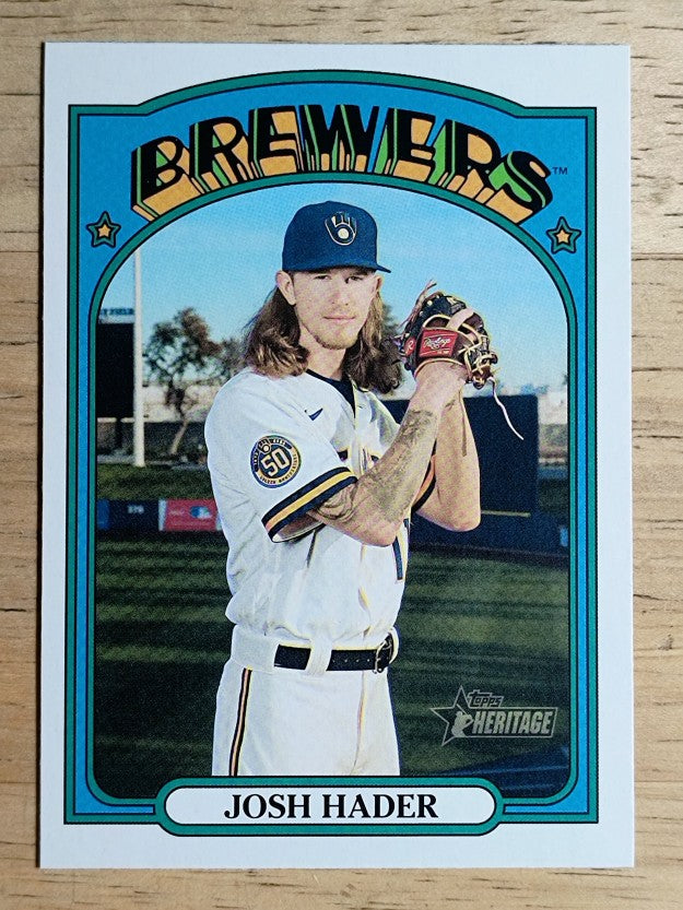 2021 Topps Heritage #395 Josh Hader
