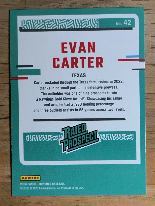 2023 Donruss #42 Evan Carter