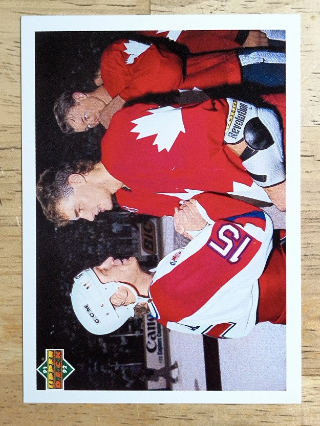 1991-92 Upper Deck #7 Canada Cup Checklist/Eric Lindros/Brett Hull