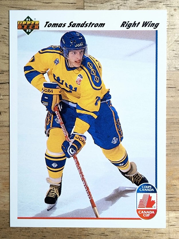 1991-92 Upper Deck #30 Tomas Sandstrom CC