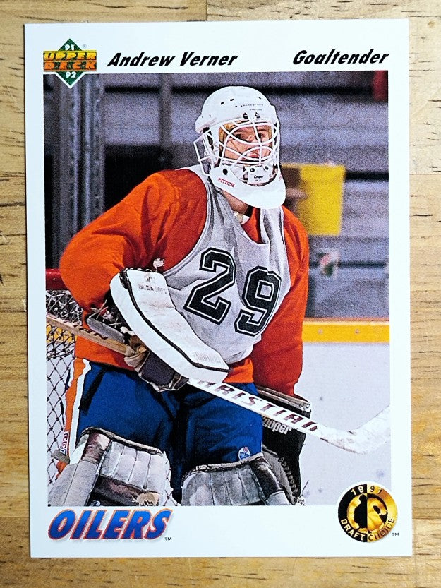 1991-92 Upper Deck #74 Andrew Verner RC