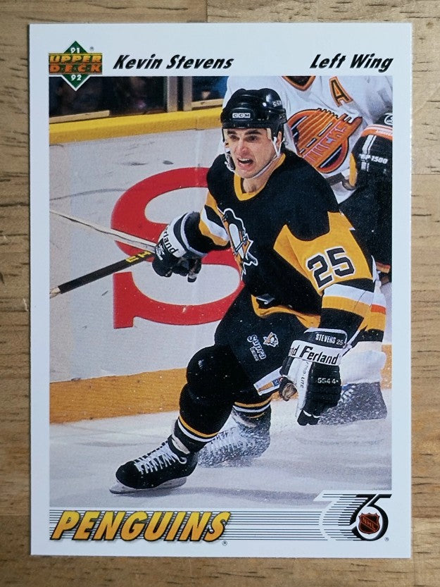 1991-92 Upper Deck #154 Kevin Stevens