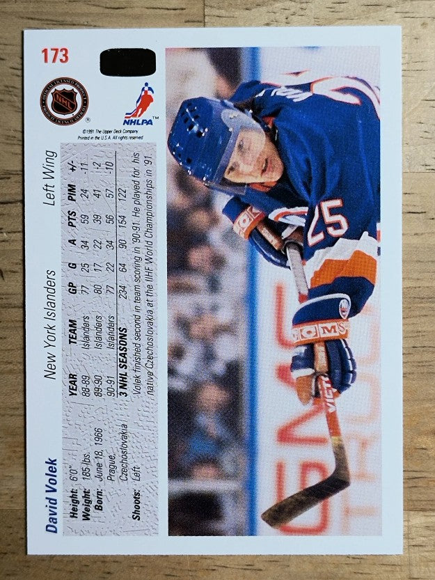 1991-92 Upper Deck #173 David Volek