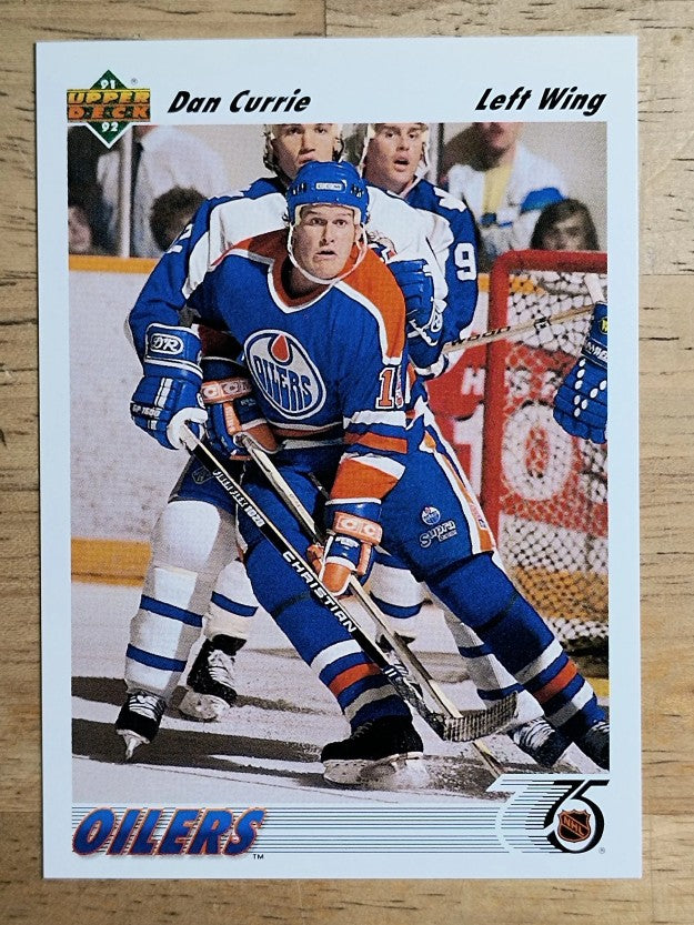 1991-92 Upper Deck #347 Dan Currie RC