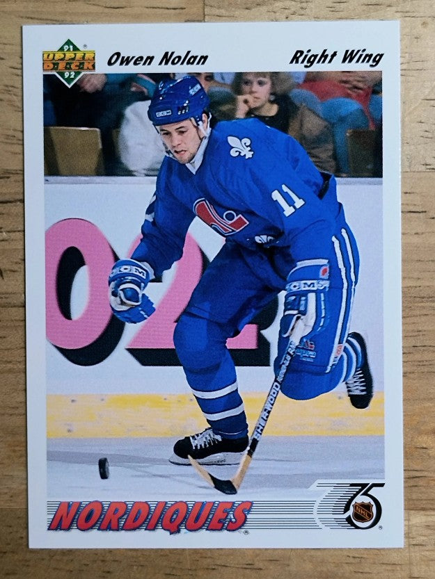 1991-92 Upper Deck #367 Owen Nolan