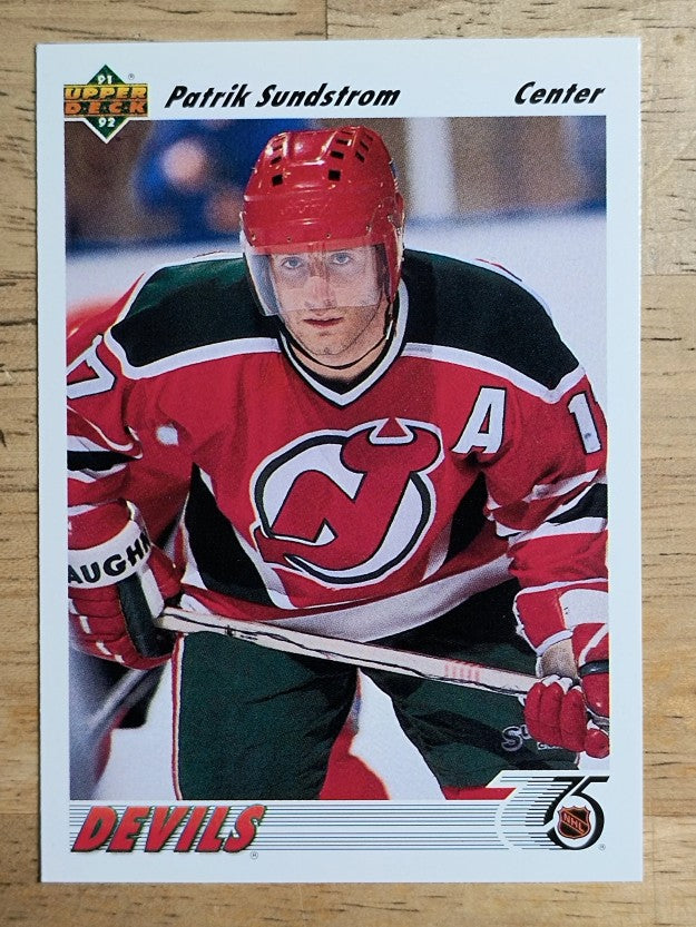 1991-92 Upper Deck #369 Patrik Sundstrom