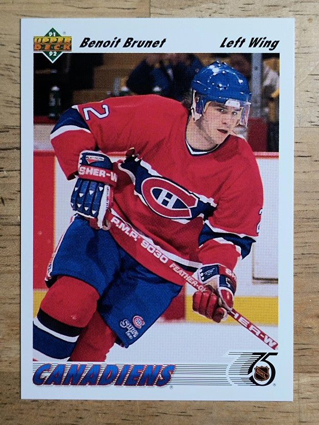 1991-92 Upper Deck #469 Benoit Brunet RC
