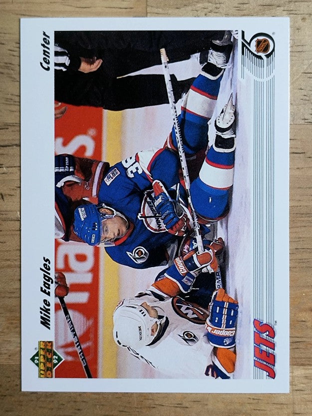 1991-92 Upper Deck #523 Mike Eagles