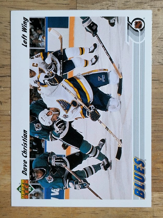 1991-92 Upper Deck #541 Dave Christian