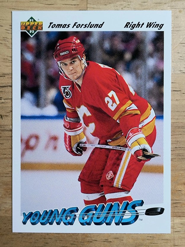 1991-92 Upper Deck #586 Tomas Forslund