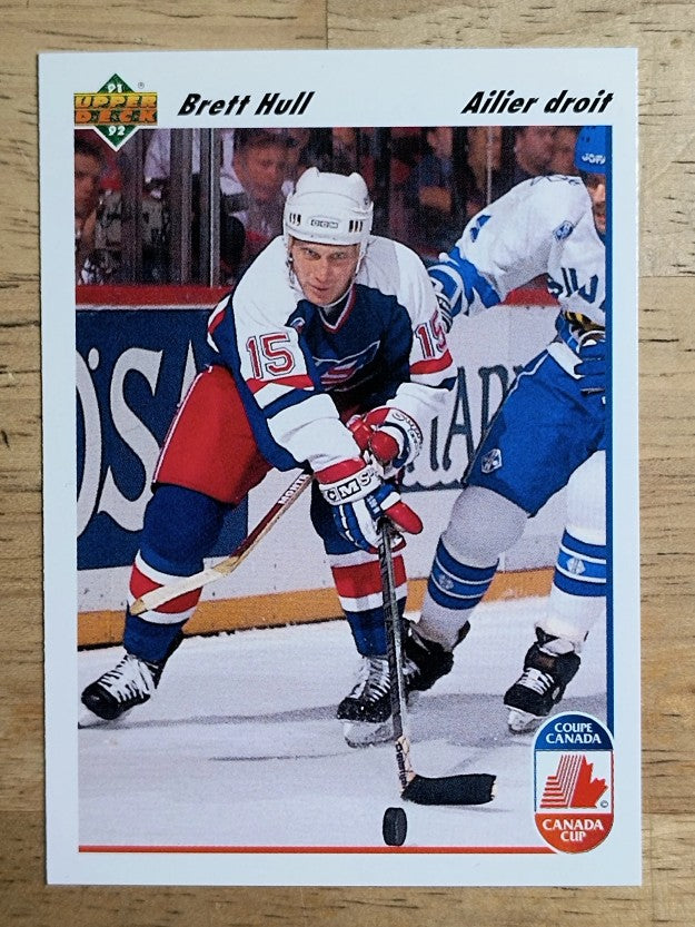1991-92 Upper Deck French #33 Brett Hull CC