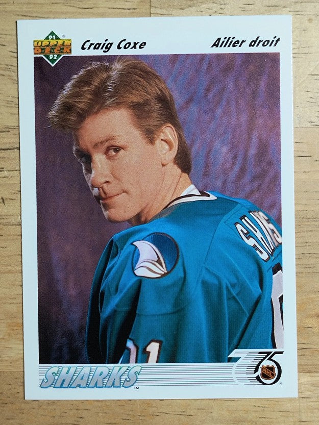 1991-92 Upper Deck French #60 Craig Coxe