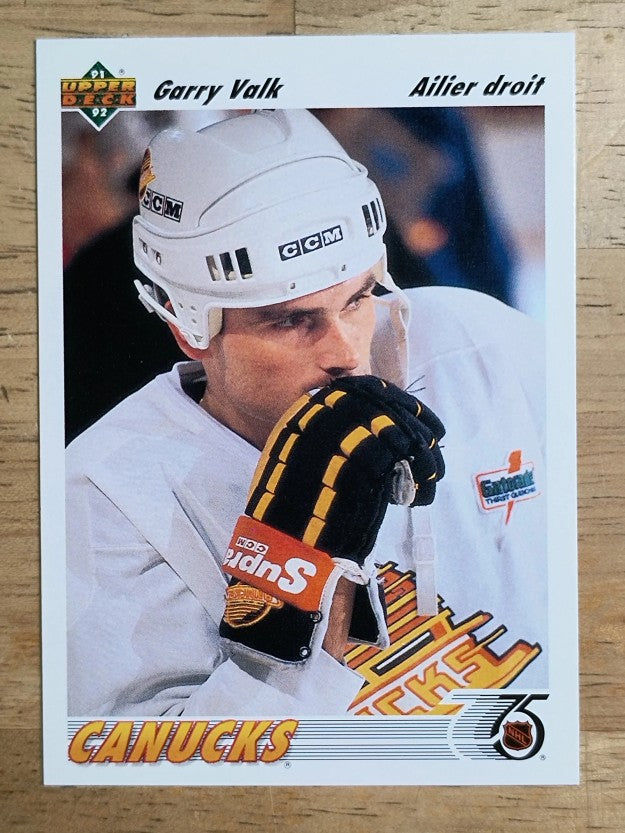 1991-92 Upper Deck French #152 Garry Valk