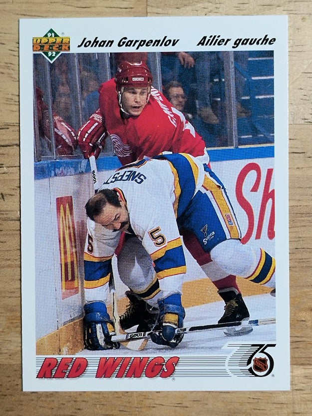 1991-92 Upper Deck French #167 Johan Garpenlov