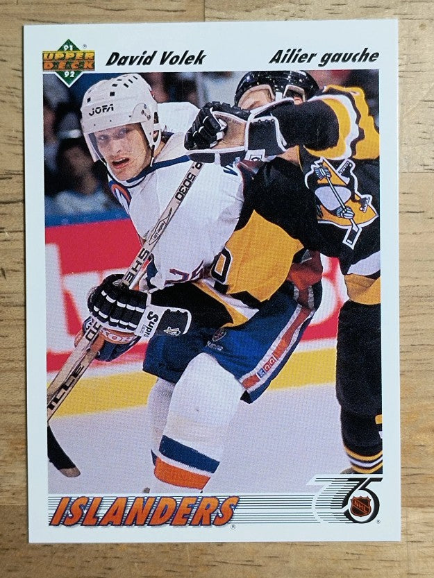 1991-92 Upper Deck French #173 David Volek