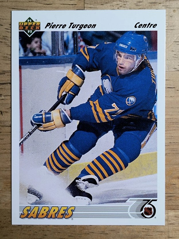 1991-92 Upper Deck French #176 Pierre Turgeon