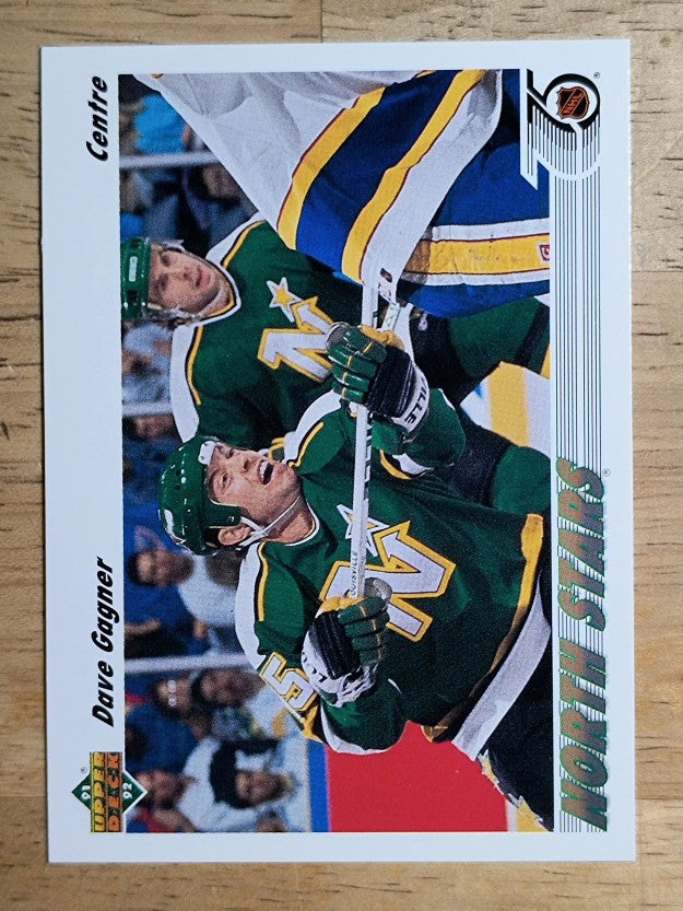 1991-92 Upper Deck French #180 Dave Gagner