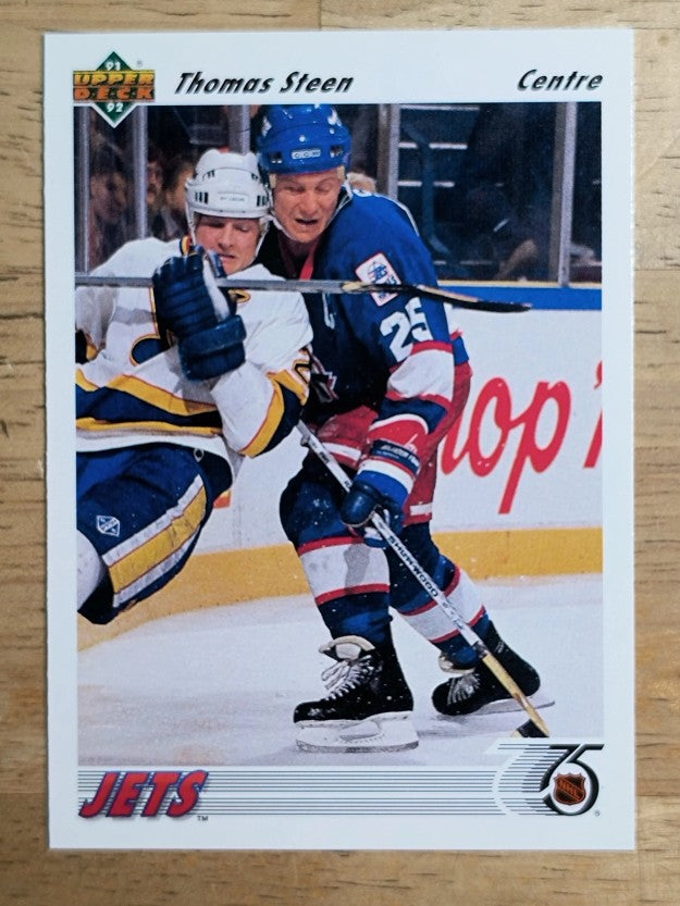 1991-92 Upper Deck French #181 Thomas Steen