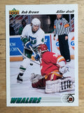 1991-92 Upper Deck French #198 Rob Brown