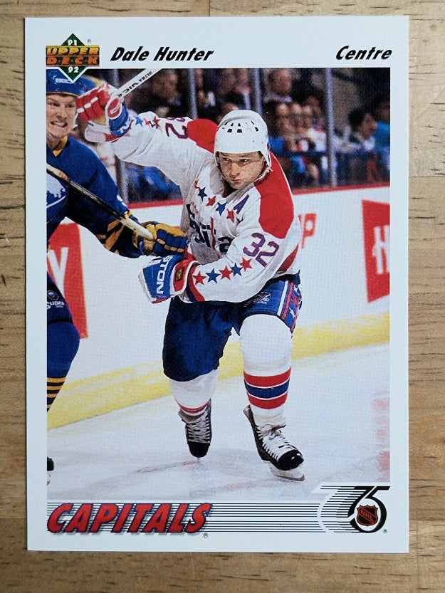 1991-92 Upper Deck French #209 Dale Hunter