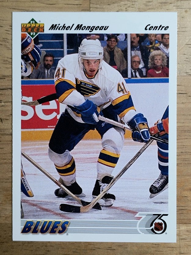 1991-92 Upper Deck French #213 Michel Mongeau
