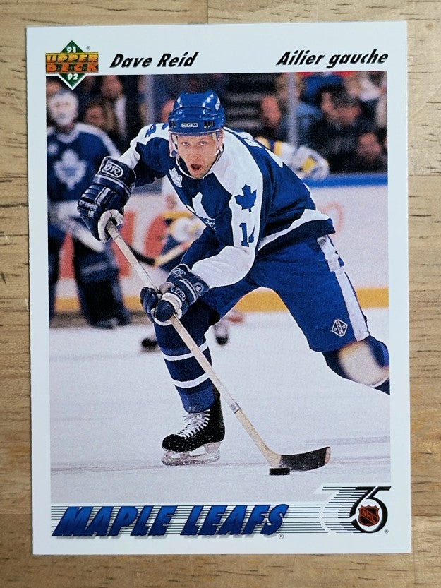 1991-92 Upper Deck French #217 David Reid