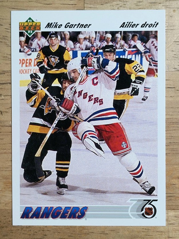 1991-92 Upper Deck French #247 Mike Gartner