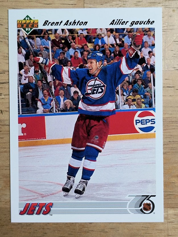 1991-92 Upper Deck French #303 Brent Ashton