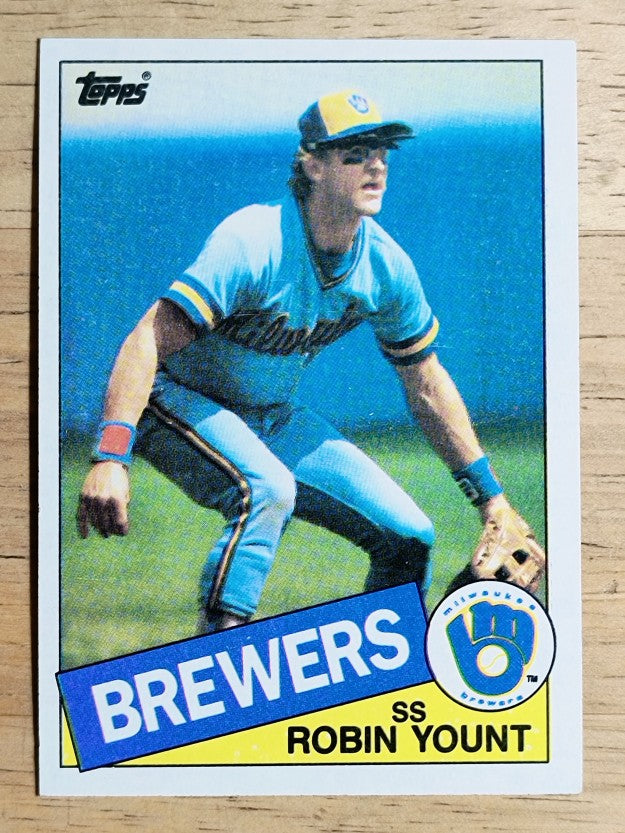1985 Topps #340 Robin Yount