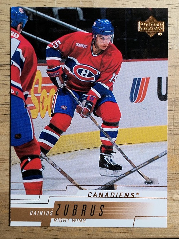 2000-01 Upper Deck #92 Dainius Zubrus