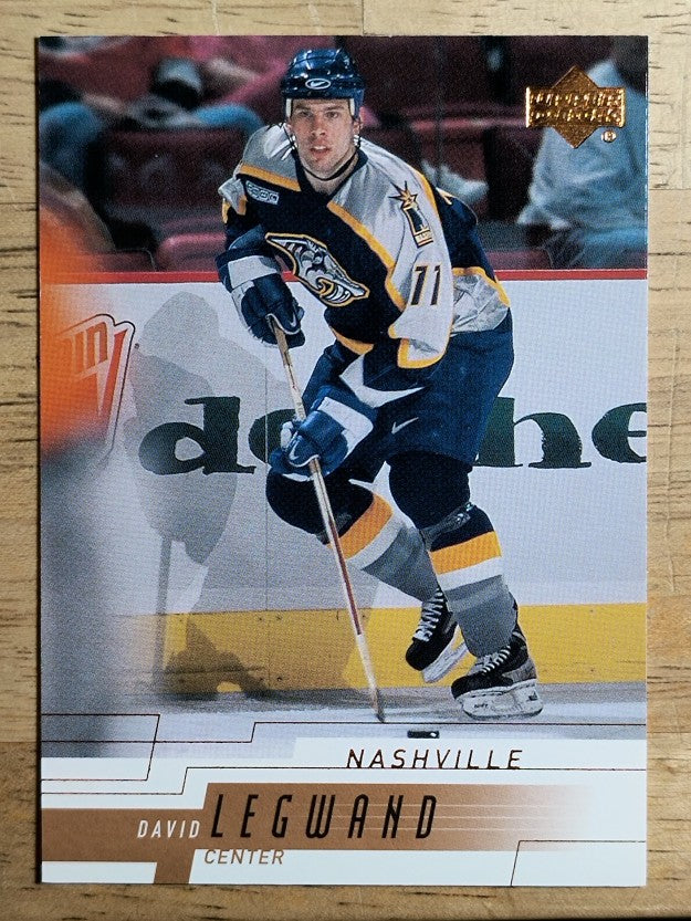 2000-01 Upper Deck #97 David Legwand
