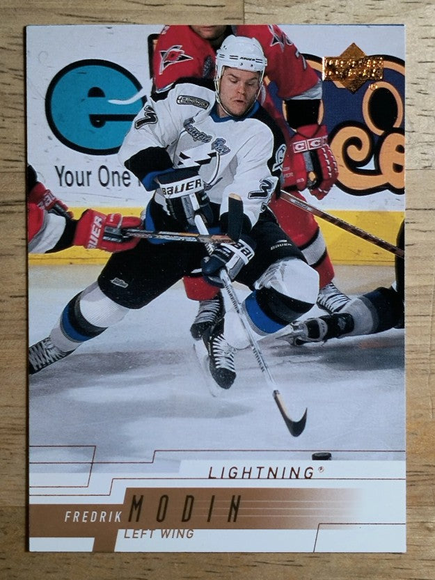 2000-01 Upper Deck #160 Fredrik Modin