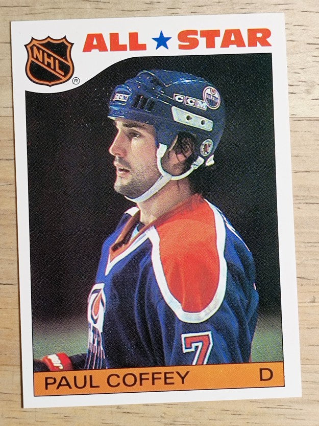 1985-86 Topps Sticker Inserts #4 Paul Coffey
